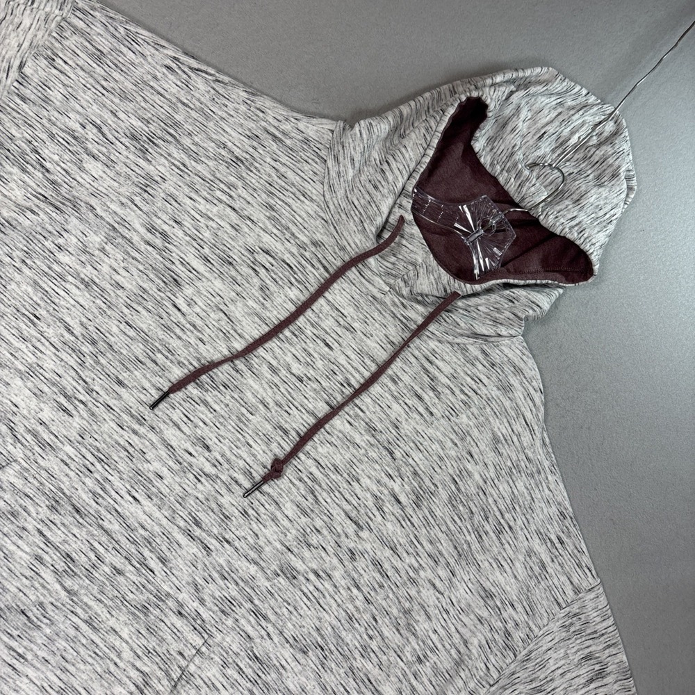 Maurices Hoodie Lightweight Soft Pockets Women's‎ Size 3X Heathered Gray